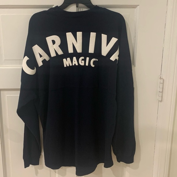 Spirit Jersey Carnival Cruise Magic Long Sleeve T Shirt Casual Oversized Size M - Picture 1 of 9